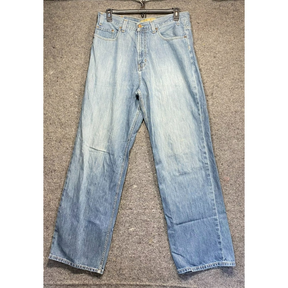 Old Navy Jeans Men's 36x36 Blue Medium Wash Loose Straight Leg Jeans